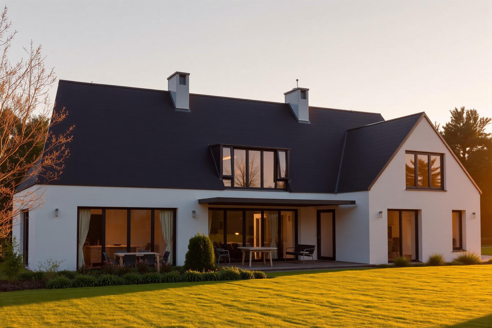 Modernes Wohnhaus in der Saar-Mosel-Region
